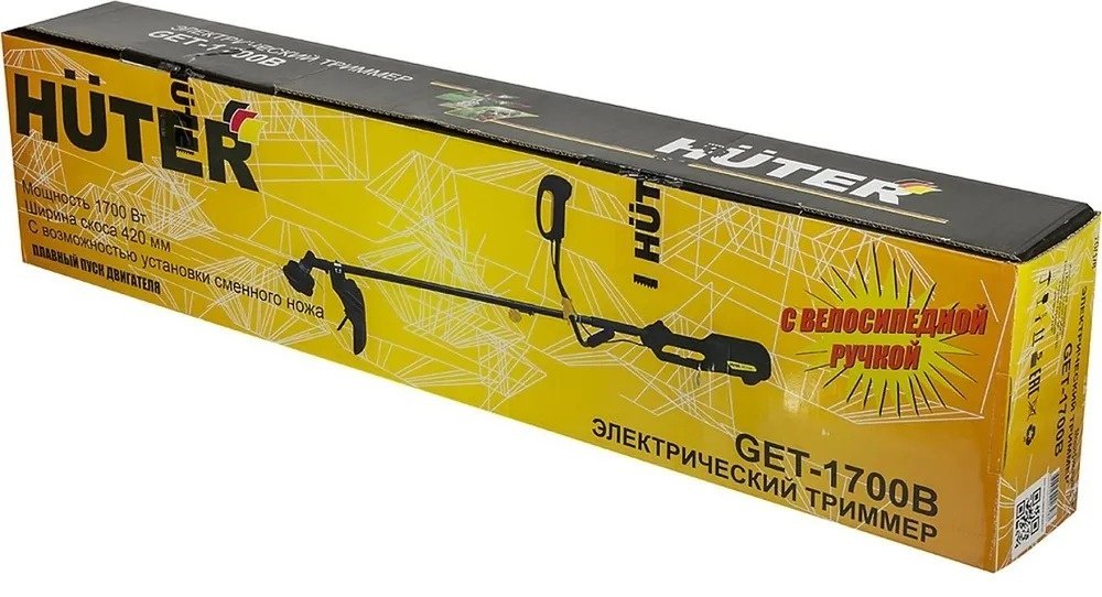 Триммер электрический Huter GET-LS45, леска и нож - ForteMarket Триммер электрический Huter GET-LS45, леска и нож купить,0
