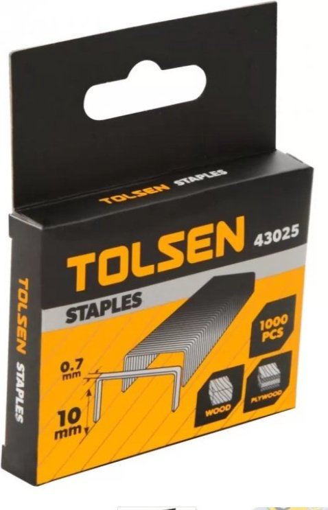 TOLSEN скобы для степлера 43025 1000 шт купить,280