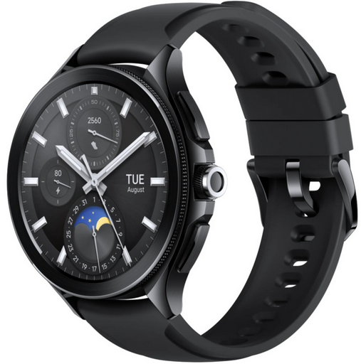 Смарт часы Xiaomi Watch 2 Pro Black Case with Black Fluororubber Strap M2234W155665 1.43" Черные