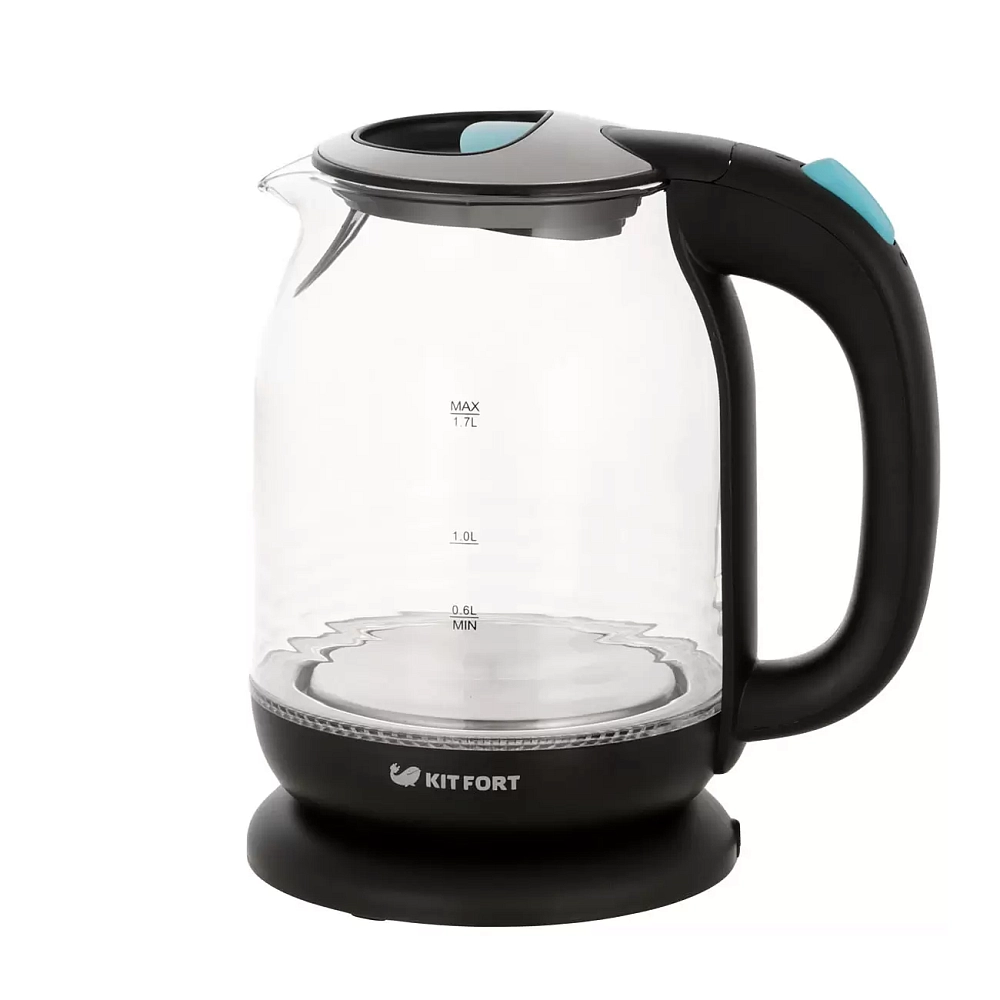 Чайник Kitfort КТ-654-1 голубой - ForteMarket Чайник Kitfort КТ-654-1 голубой купить,0