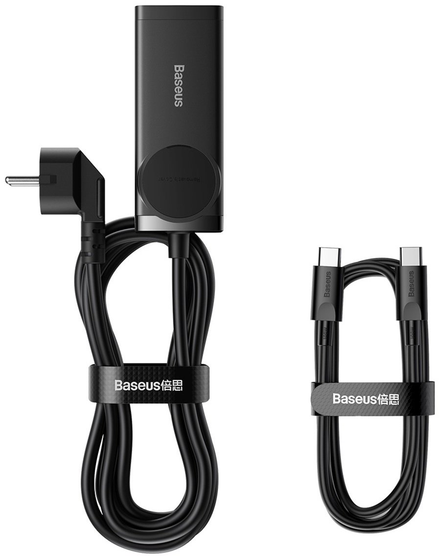 Зарядное устройство Baseus GaN3 Pro Desktop Powerstrip AC&#43;2U&#43;2C 100W USB Type-C, USB черный купить,0