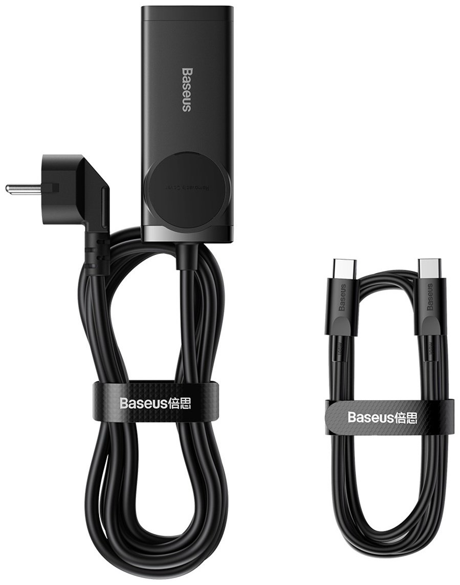 Зарядное устройство Baseus GaN3 Pro Desktop Powerstrip AC+2U+2C 100W USB Type-C, USB черный купить,NaN