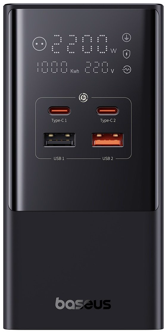 Зарядное устройство Baseus GaN5Pro PowerCombo Tower 2AC+2U+2C 100W черный купить,NaN
