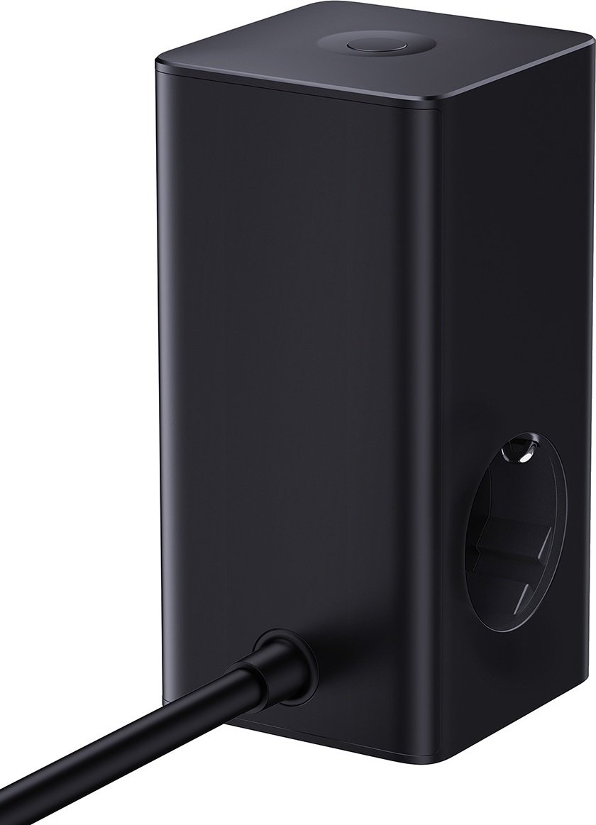 Зарядное устройство Baseus GaN5Pro PowerCombo Tower 2AC&#43;2U&#43;2C 100W черный купить,0