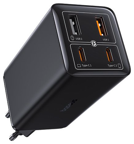 Зарядное устройство Baseus Gan6 Pro USB Type-C, USB черный купить,NaN