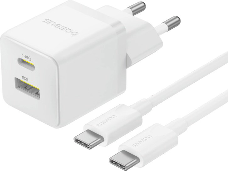 Зарядное устройство Baseus Palm USB Type-C, USB белый купить,NaN