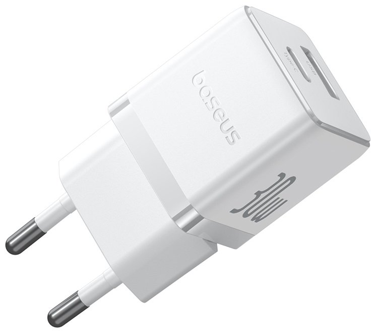 Зарядное устройство Baseus Palm USB Type-C, USB белый купить,NaN