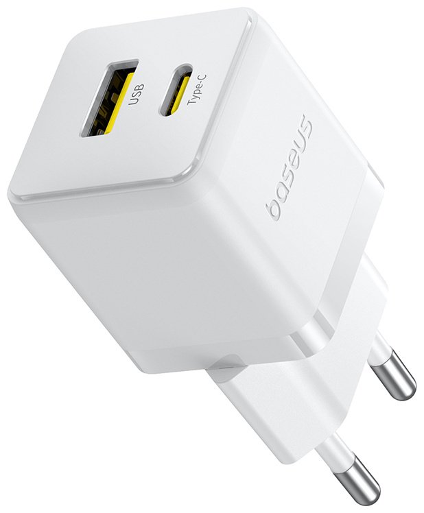Зарядное устройство Baseus Palm USB Type-C, USB белый купить,NaN