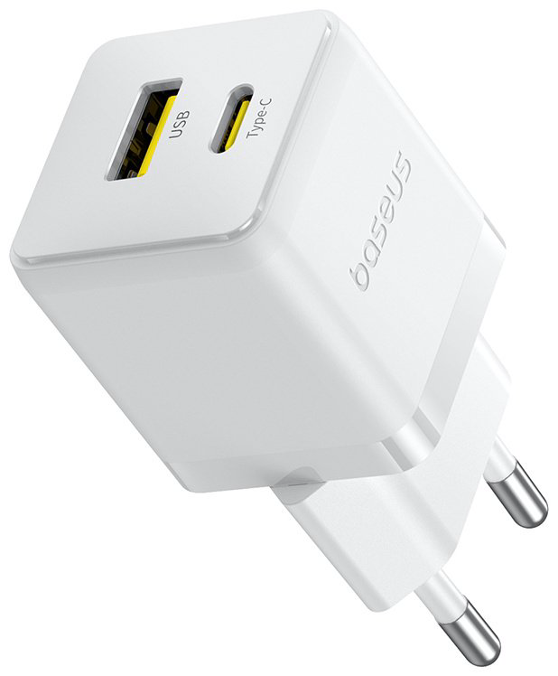 Зарядное устройство Baseus Palm USB Type-C, USB белый купить,NaN