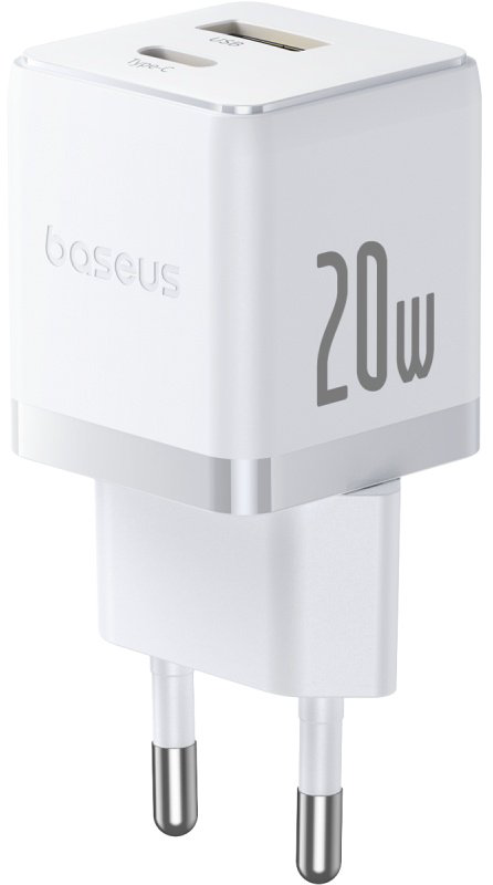 Зарядное устройство Baseus Palm USB Type-C, USB белый купить,5490