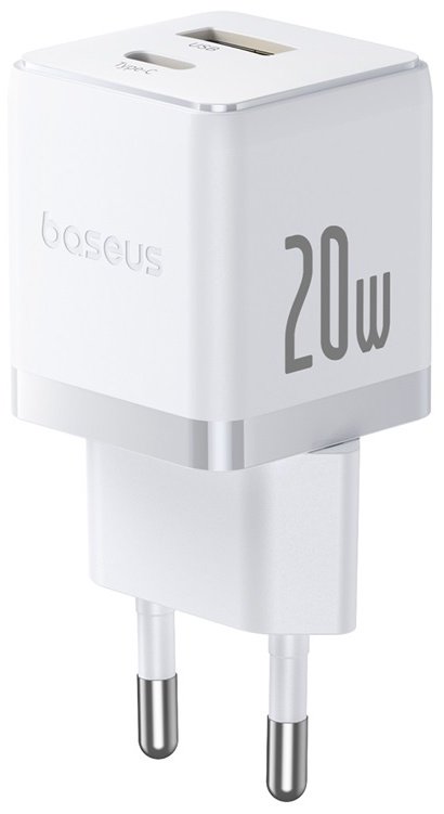 Зарядное устройство Baseus Palm USB Type-C, USB белый купить,5490