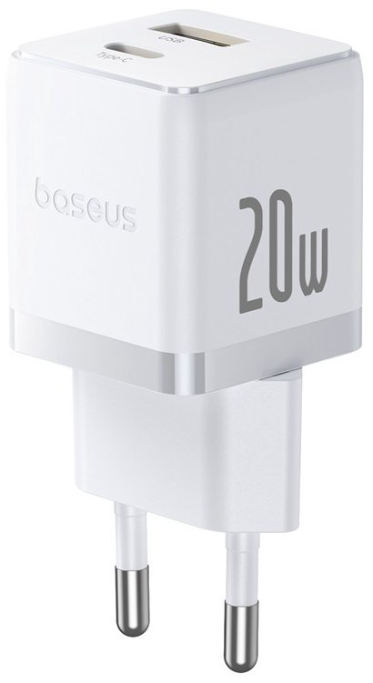 Зарядное устройство Baseus Palm USB Type-C, USB белый купить,5490