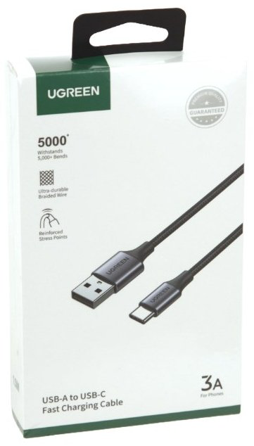 Кабель Ugreen USB 2.0 A - USB Type-C 1.5 м US288 (60127) купить,NaN