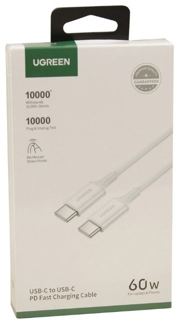 Кабель Ugreen USB Type-C - USB Type-C 1 м US264 (60518 BOX)