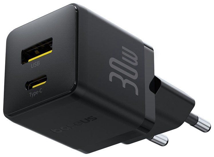 Зарядное устройство Baseus Palm USB Type-C, USB черный купить,NaN