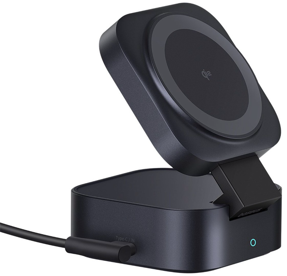 Зарядное устройство Baseus PicoGo 2-in-1 Qi2 15W + USB-C 67W USB Type-C черный купить,NaN