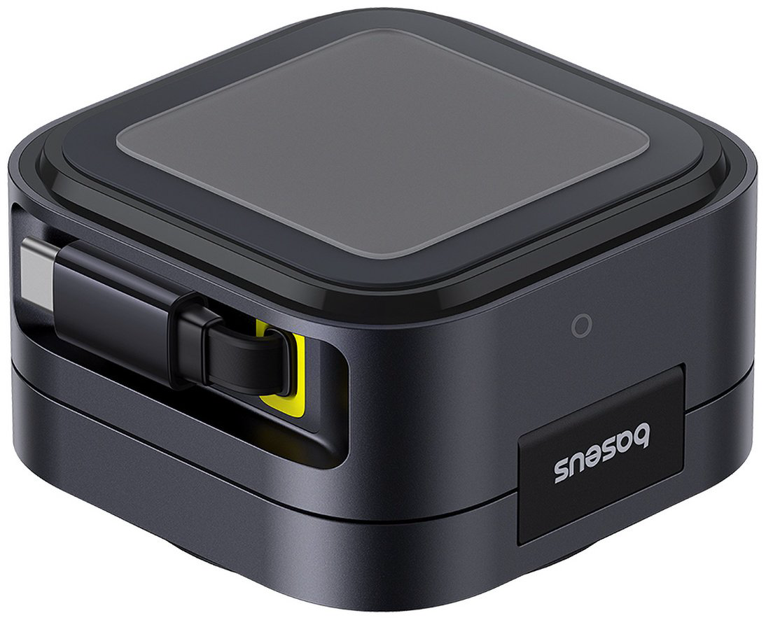 Зарядное устройство Baseus PicoGo 2-in-1 Qi2 15W + USB-C 67W USB Type-C черный купить,NaN