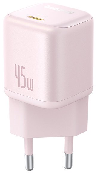 Зарядное устройство Baseus PicoGo USB Type-C розовый - ForteMarket Зарядное устройство Baseus PicoGo USB Type-C розовый купить,0