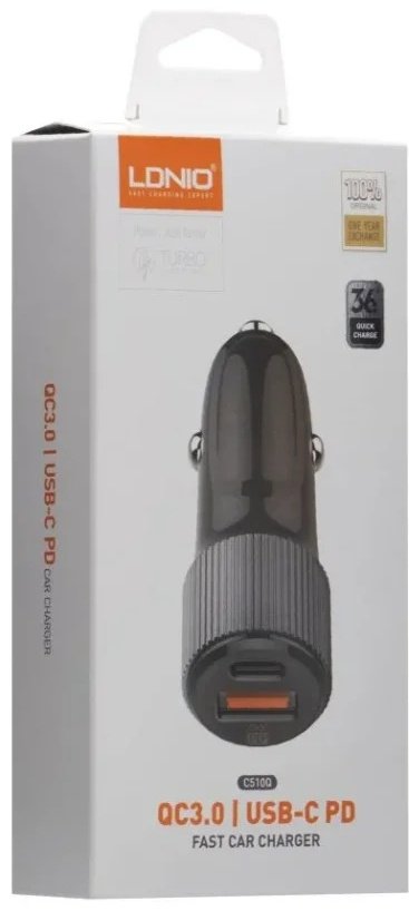 Зарядное устройство LDNIO C510Q Type-C черный - ForteMarket Зарядное устройство LDNIO C510Q Type-C черный купить,0