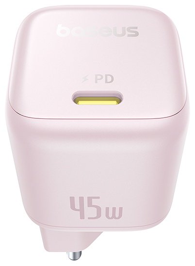 Зарядное устройство Baseus PicoGo USB Type-C розовый - ForteMarket Зарядное устройство Baseus PicoGo USB Type-C розовый купить,0