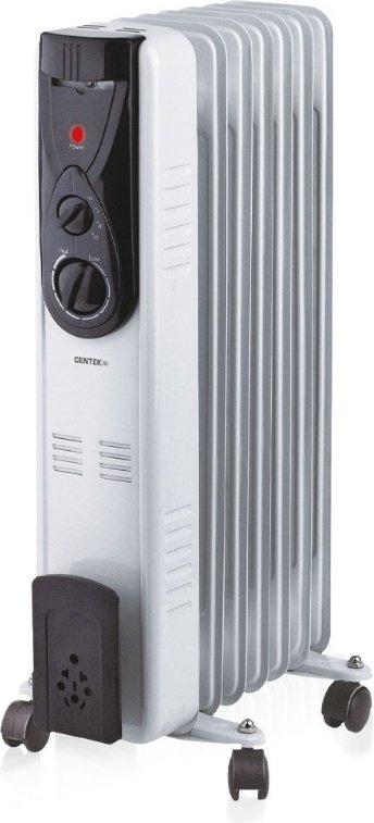 Масляный радиатор CENTEK CT-6200 белый