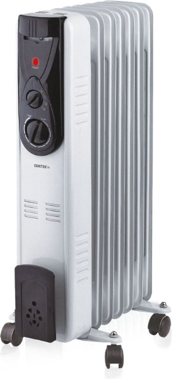 Масляный радиатор CENTEK CT-6200 белый