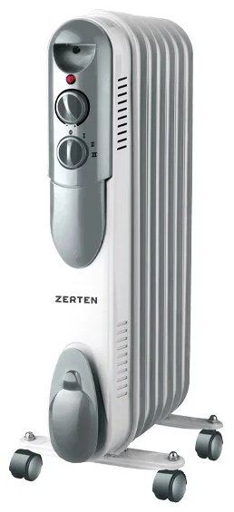Масляный радиатор Zerten UZT-15 белый