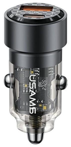 Зарядное устройство Usams CC208CC01 USB Type-C, USB черный купить,NaN