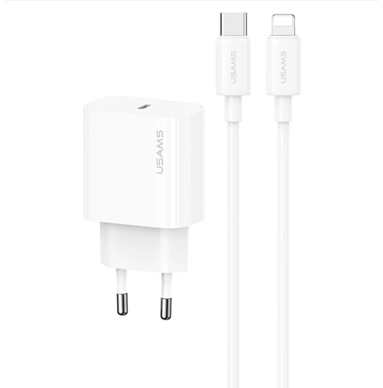 Зарядное устройство Usams OYXLTZ02 USB Type-C белый купить,16000