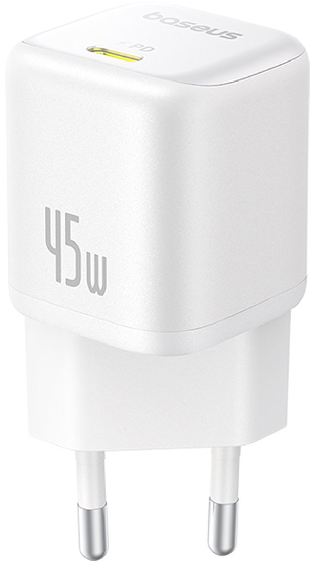 Зарядное устройство Baseus PicoGo GaN6 Pro 1C 45W USB Type-C белый купить,NaN