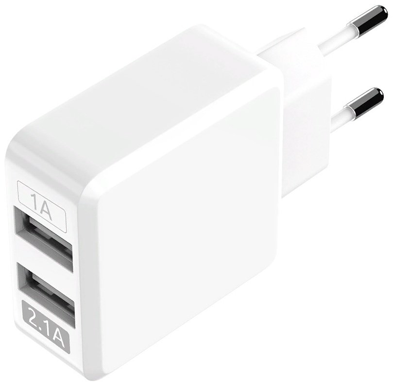 Зарядное устройство OLMIO 296718 2.1A белый купить,NaN