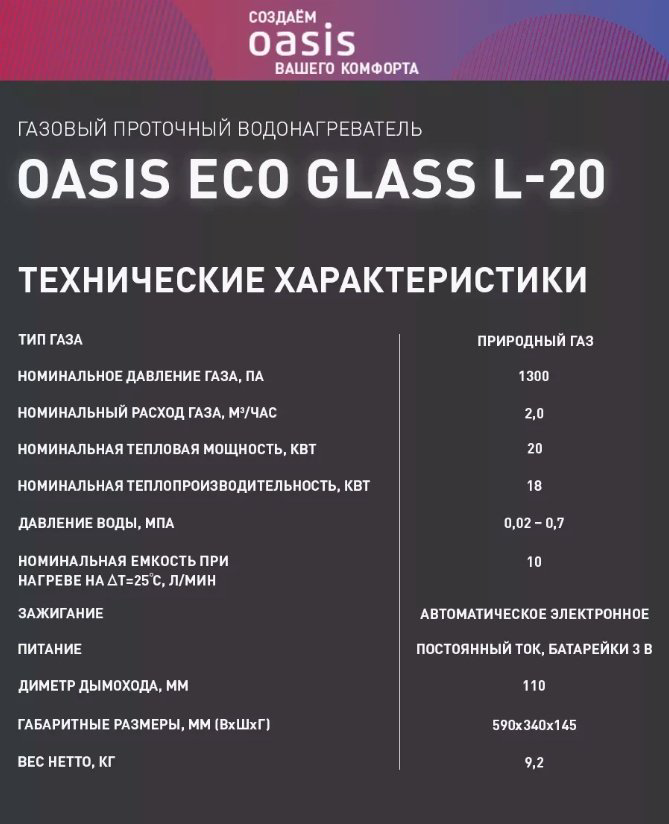 Водонагреватель Oasis Eco L-20 купить,NaN