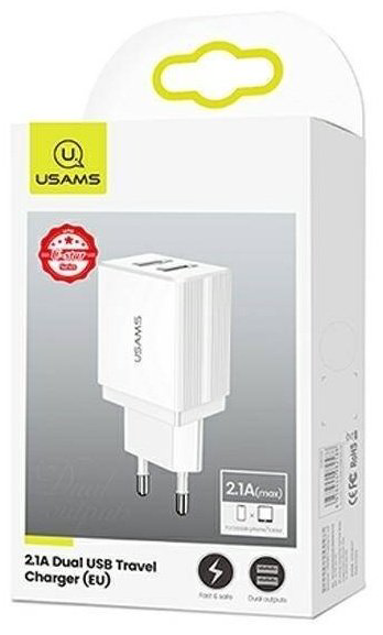 Зарядное устройство Usams US-CC090 USB белый