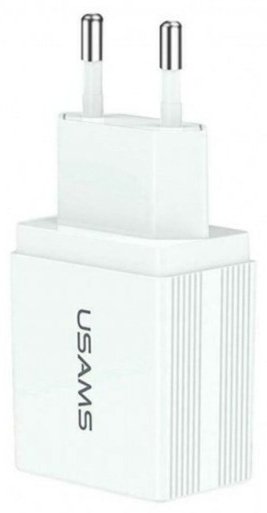 Зарядное устройство Usams US-CC090 USB белый купить,0