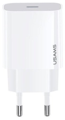 Зарядное устройство Usams US-CC118 USB Type-C белый