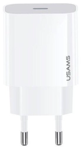 Зарядное устройство Usams US-CC118 USB Type-C белый