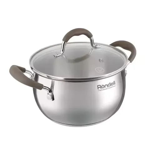 Кастрюля Rondell Stripes RDS 1229 2.8L Konzept Silver купить,18990