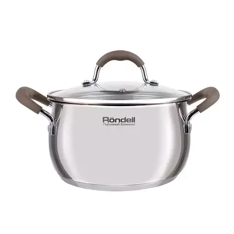 Кастрюля Rondell Stripes RDS 1229 2.8L Konzept Silver купить,18990