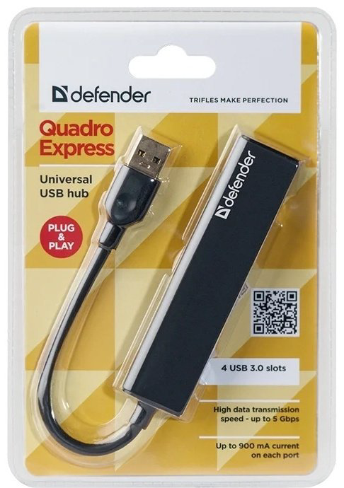 Переходник Defender USB 3.0 A - USB 3.0 A 83204 купить,NaN