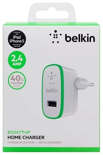 Зарядное устройство Belkin F8J040VFWHT белый