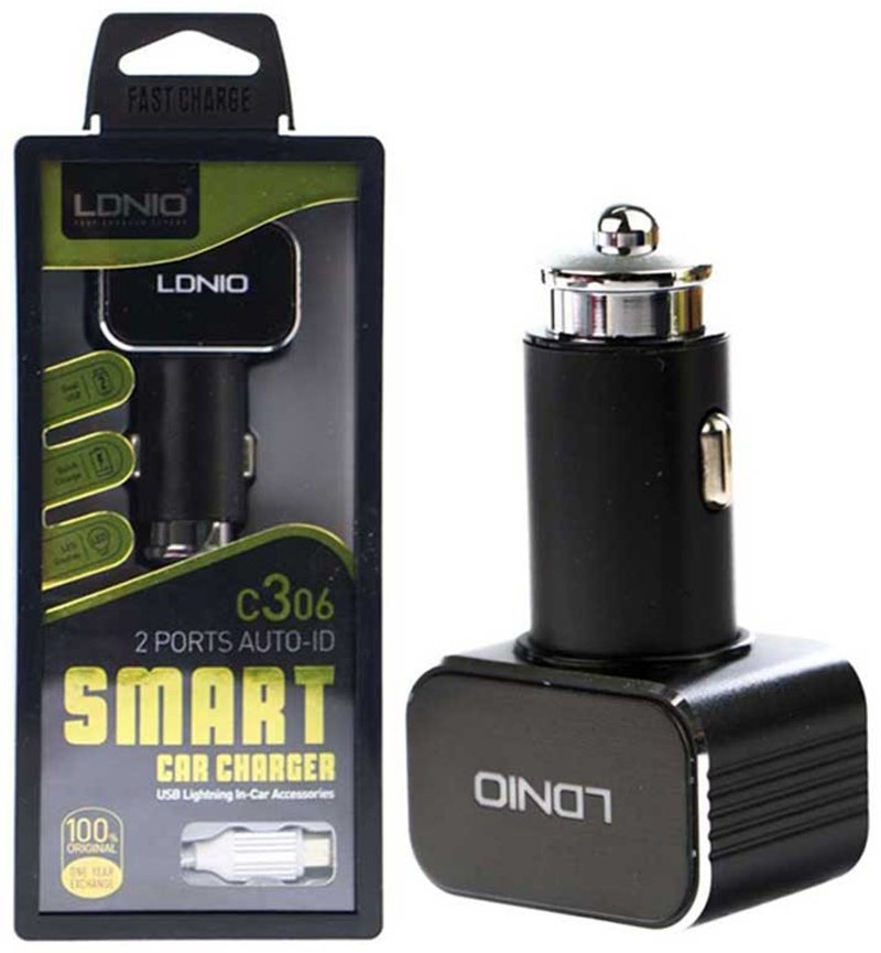 Зарядное устройство LDNIO C306 черный купить,0