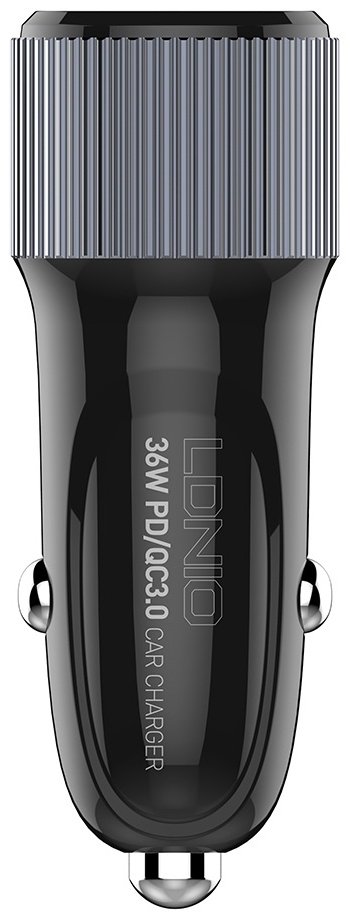 Зарядное устройство LDNIO C510Q Lightning черный