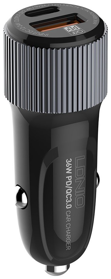Зарядное устройство LDNIO C510Q Lightning черный купить,NaN