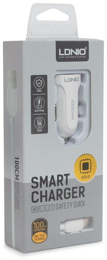 Зарядное устройство LDNIO DL-C17 Type-C белый - ForteMarket Зарядное устройство LDNIO DL-C17 Type-C белый купить,0