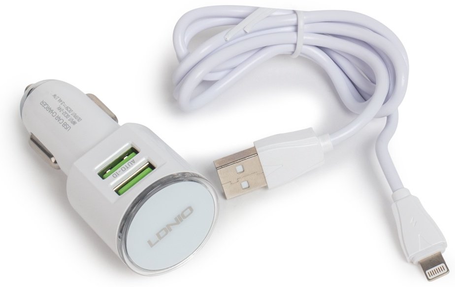 Зарядное устройство LDNIO DL-C29 Lightning белый