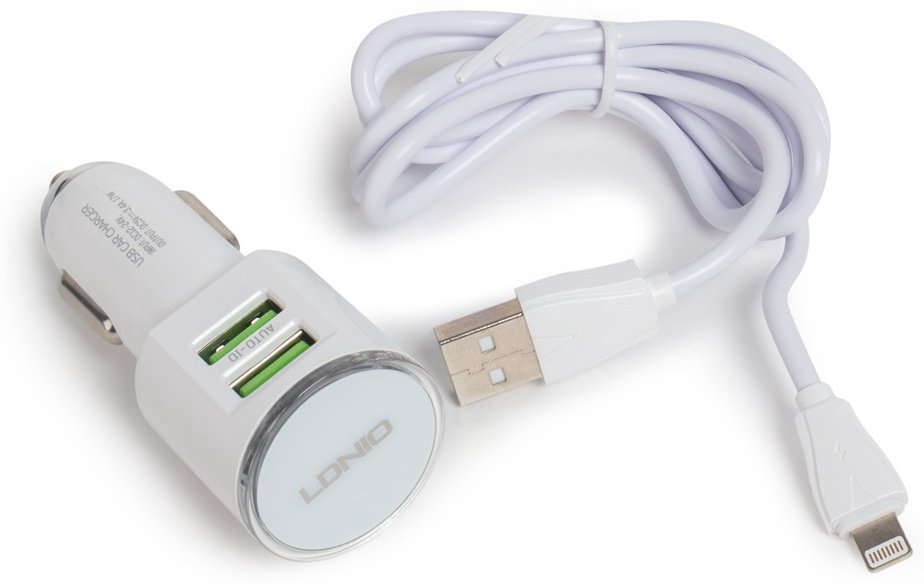 Зарядное устройство LDNIO DL-C29 Lightning белый