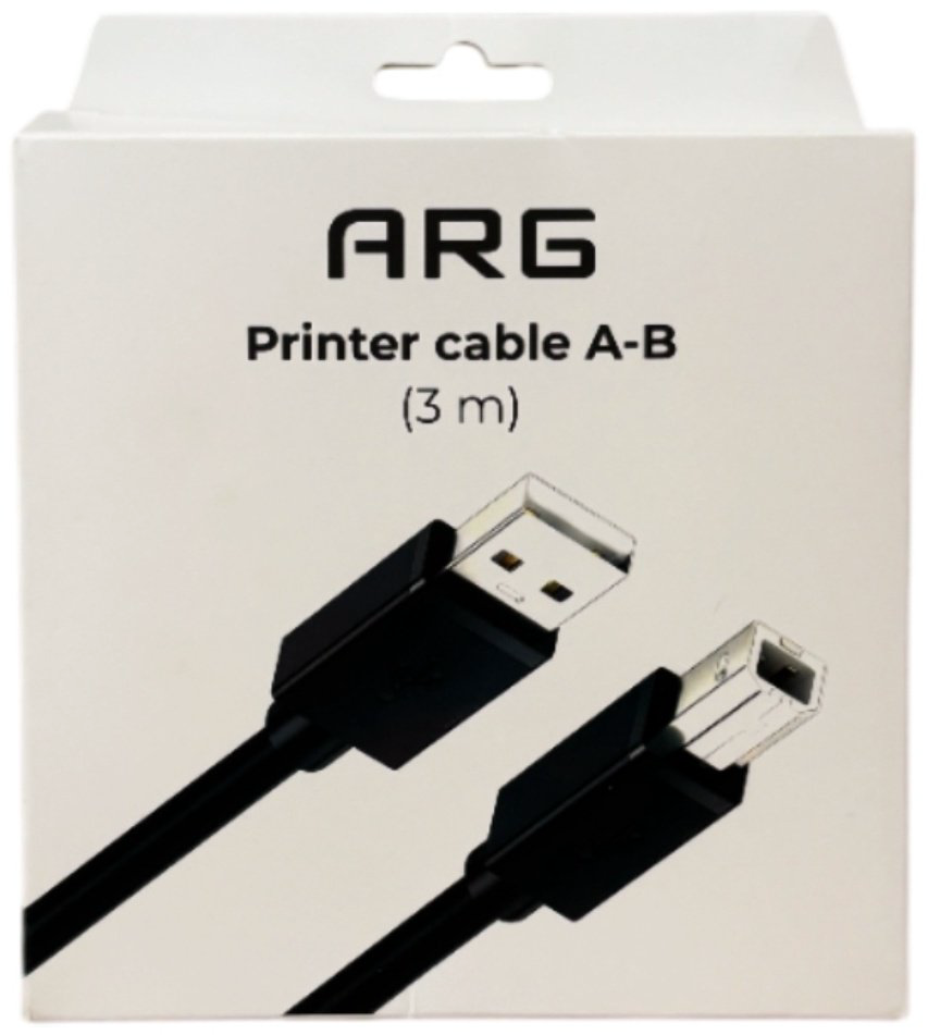 Кабель USB Type-A - USB Type-B 3 м A-B (3m) купить,NaN