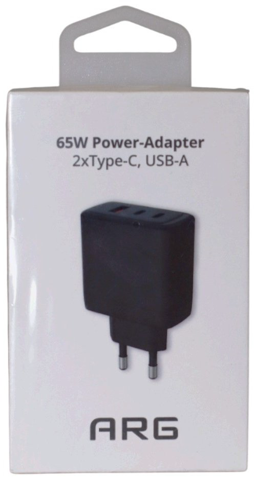 Зарядное устройство ARG ARGTB601 65W USB Type-C, USB черный купить,NaN