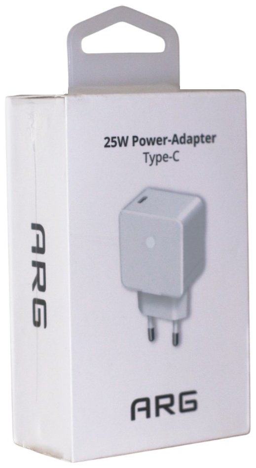 Зарядное устройство ARG ARGTW701 25W USB Type-C белый купить,NaN