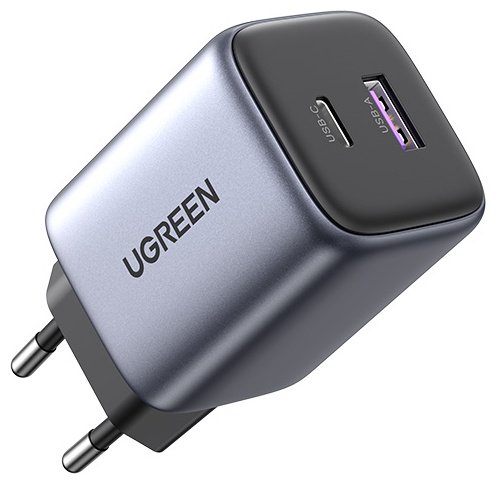 Зарядное устройство Ugreen CD350 15539 USB Type-C, USB серый купить,NaN